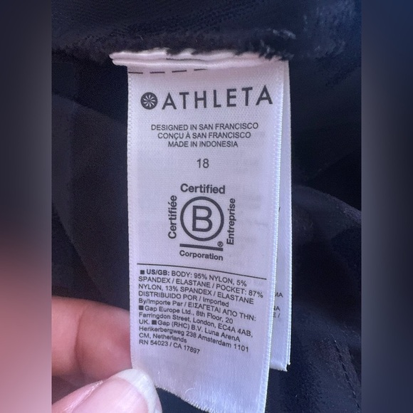 Athleta Trekkie North Jogger Women’s Sz 18Mountain Hiking Trail Pants Black - Picture 4 of 14